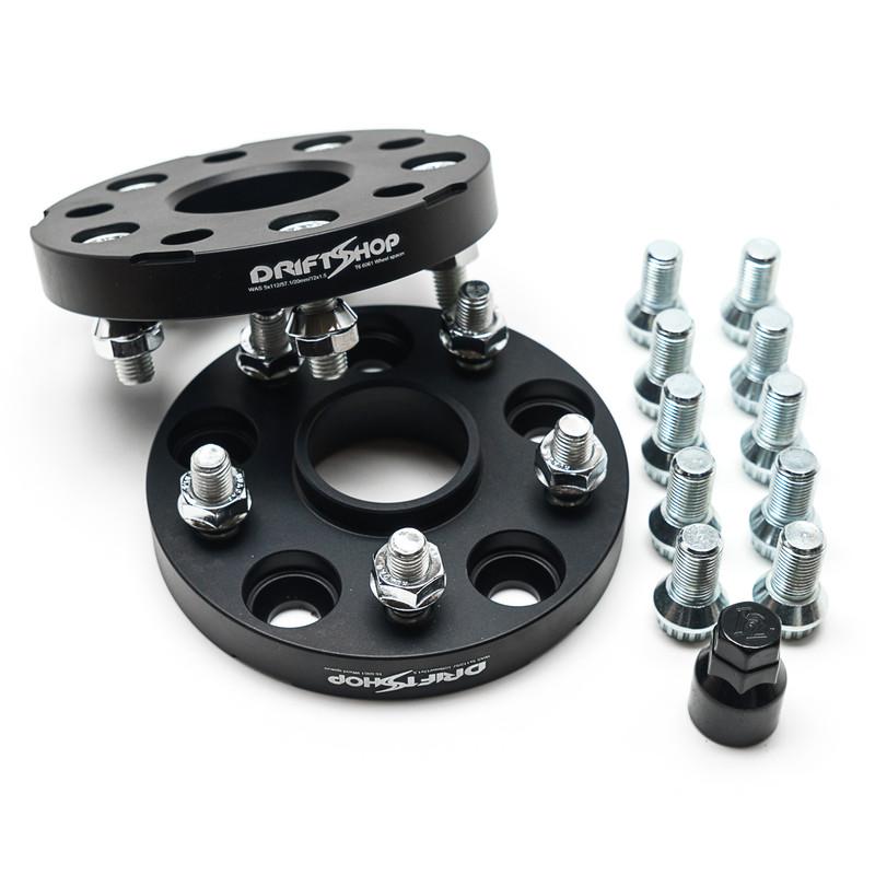 5x112 Hubcentric spacerit - 20-40 mm, Pinnapultit (CB 57.1mm)