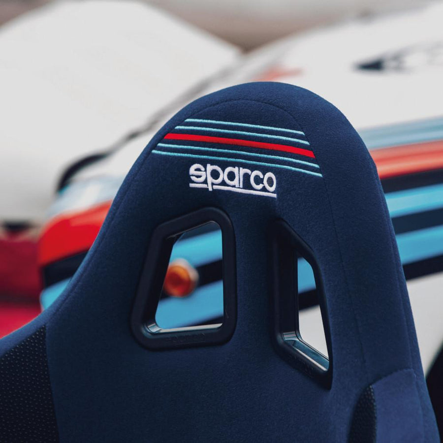 Sparco Pro 2000 QRT Martini Racing Kuppipenkki, Sininen (FIA)