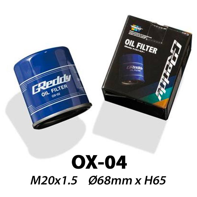 GReddy OX-04 Öljynsuodatin | M20x1.5 (MX-5, RX-7, RX-8, GT86, Nissan SR20, 350Z, 370Z, GT-R, Honda B, K, F, Subaru Impreza, BRZ...)