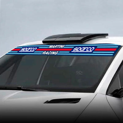 Sparco Martini Racing Aurinkosuoja Tuulilasiin