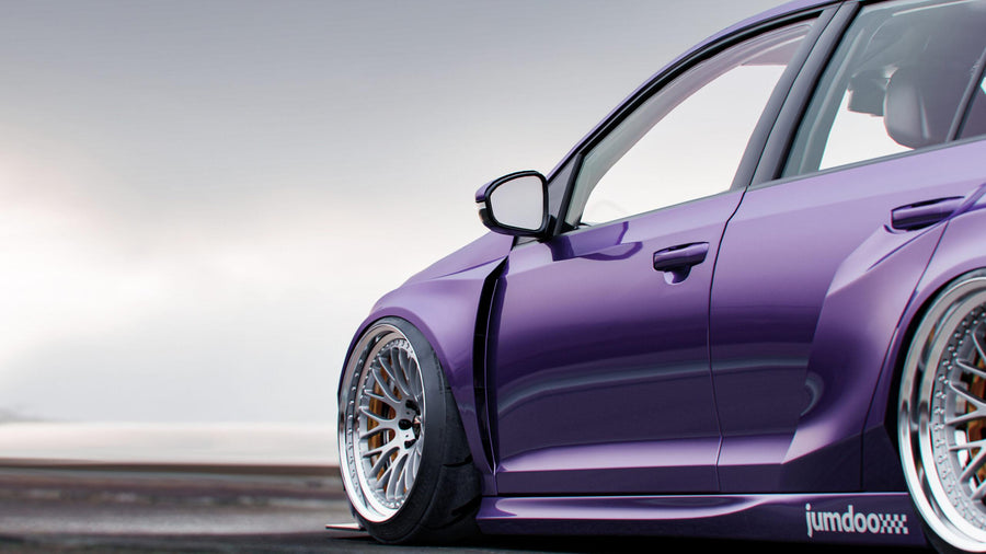 Jumdoo Leveä Bodykit Volkswagen Golf 6 GTI (5-ovinen)