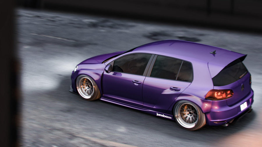 Jumdoo Leveä Bodykit Volkswagen Golf 6 GTI (5-ovinen)