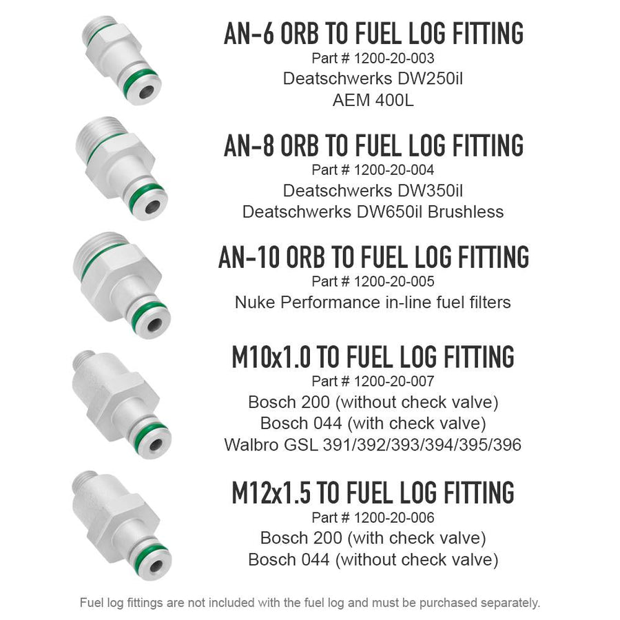 Nuke Performance Fuel Log 4-port collector, AN-8 ORB