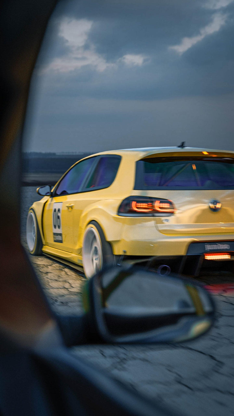 Jumdoo Leveä Bodykit Volkswagen Golf 6 R (3-ovinen)