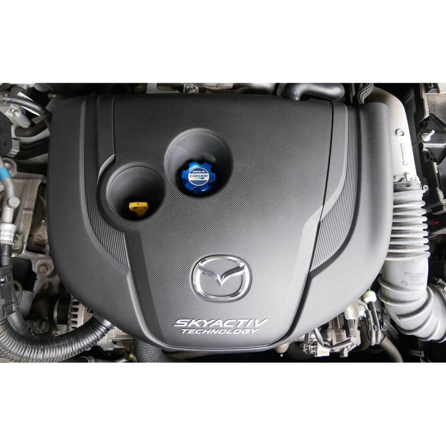 GReddy Öljyntäyttökorkki Tyyppi 4 Ø33.7 Sininen (Mazda)