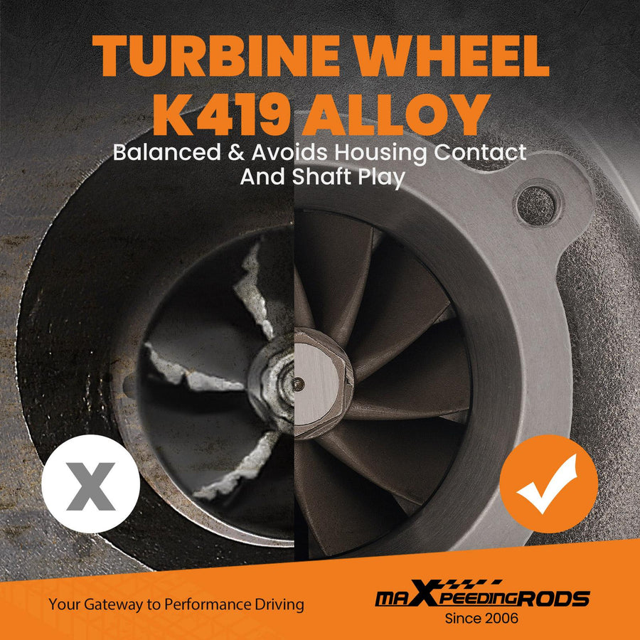 VF52 RHF55 Turboahdin Subaru WRX 14411AA800 Vesi + Öljyjäähdytteinen Billet