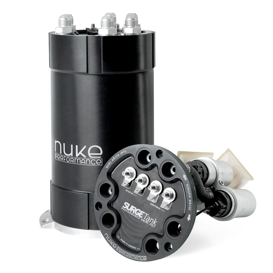 Nuke Performance 2G Fuel Surge Tank 3.0 litraa sisäisille polttoainepumpuille