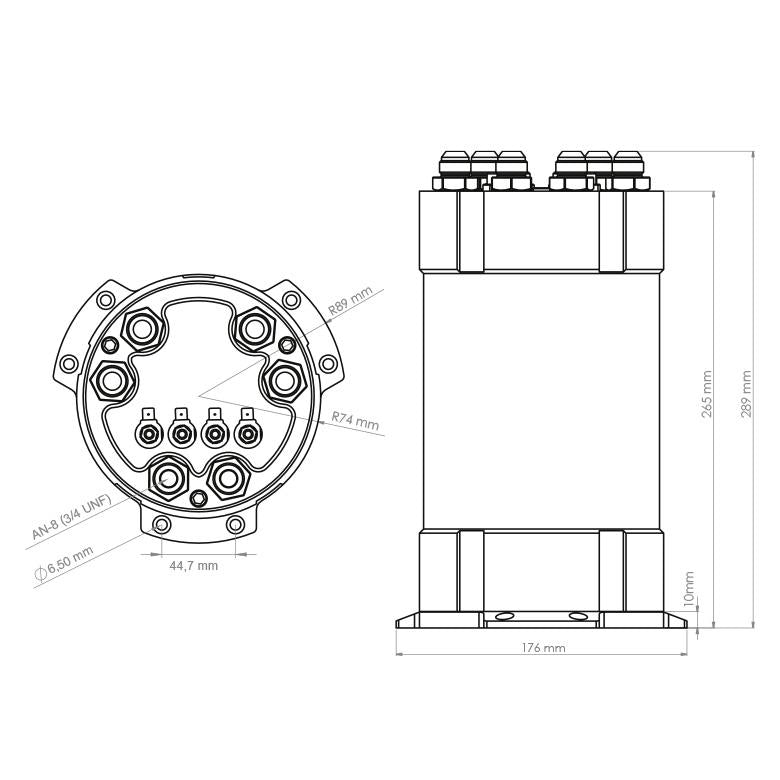 Nuke Performance 2G Fuel Surge Tank 3.0 litraa sisäisille polttoainepumpuille