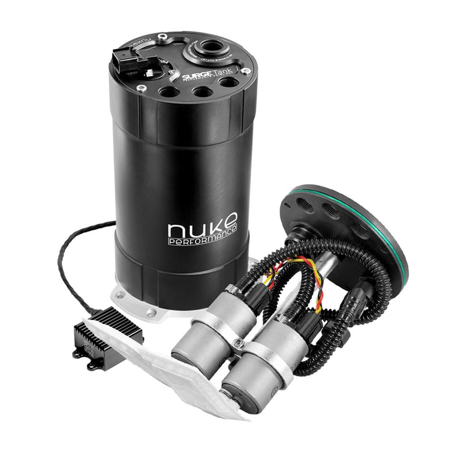 Nuke Performance 2G Fuel Surge Tank 3.0 litraa harjattomille polttoainepumpuille