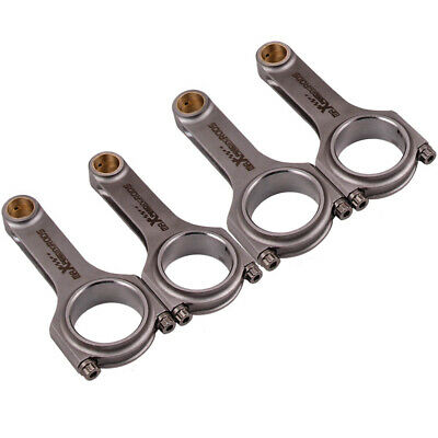 H-profiili 4340 kiertokanget ARP-pulteilla, Honda Civic B16A moottori 1.6L.