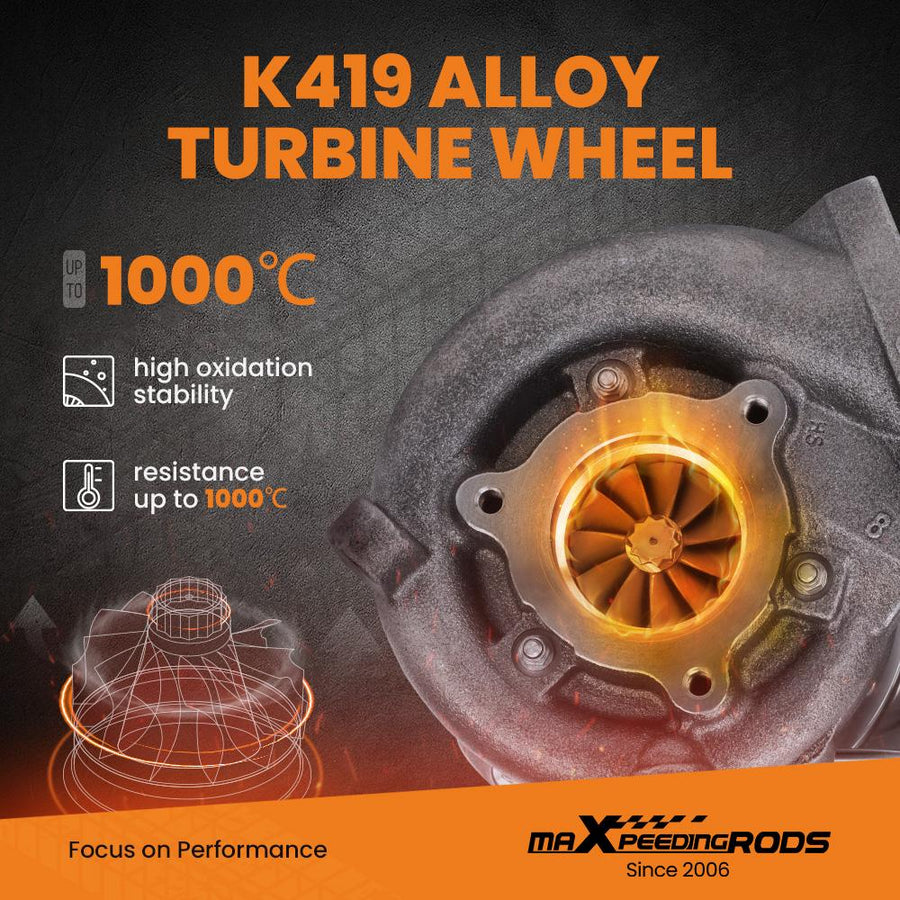 Billet kompressorin pyörä CT16V Turboahdin Toyota Hilux, Land Cruiser 1KD-FTV 17201-OL040/30100