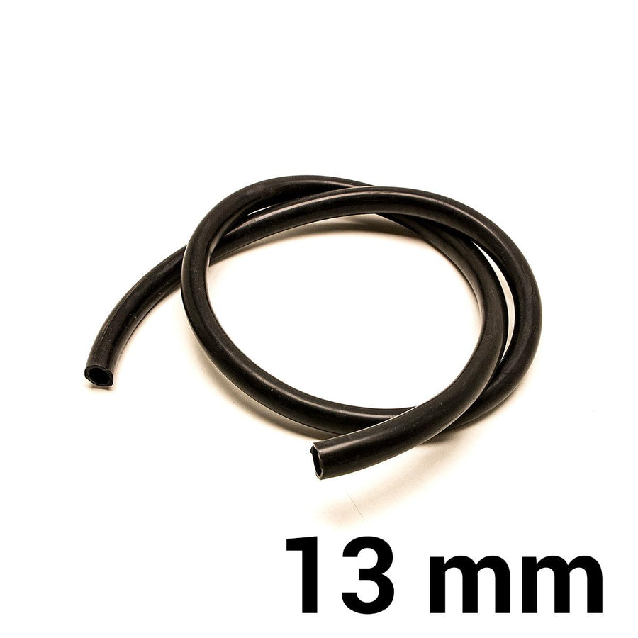 Silikoniletku Ø13 mm - Musta (per metri)