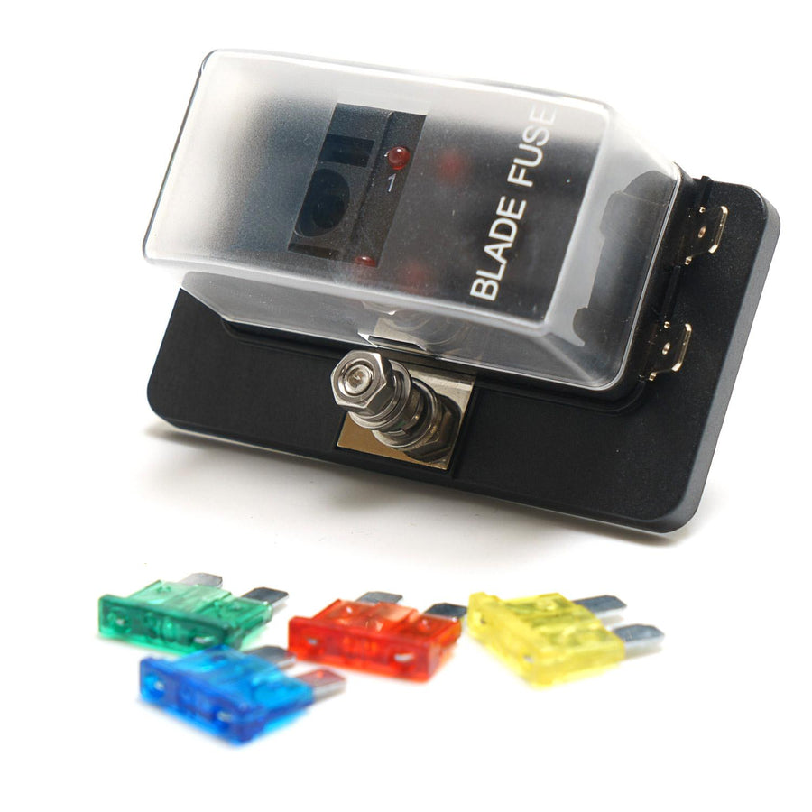 4-paikkainen sulakeboxi (LED)