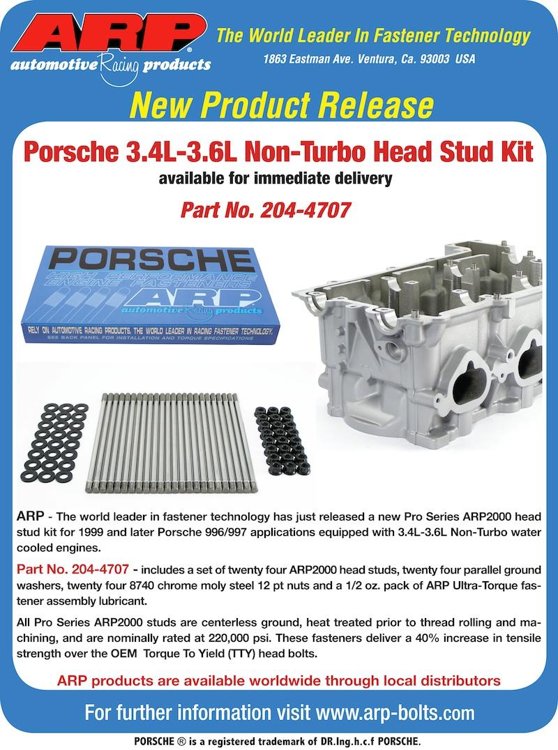 ARP-kansipultit Porsche 996 3.4L
