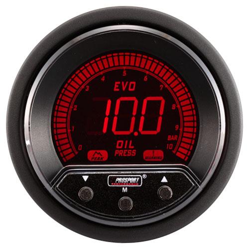 ProSport Evo Öljynpaineen Mittari (4 Väriä)