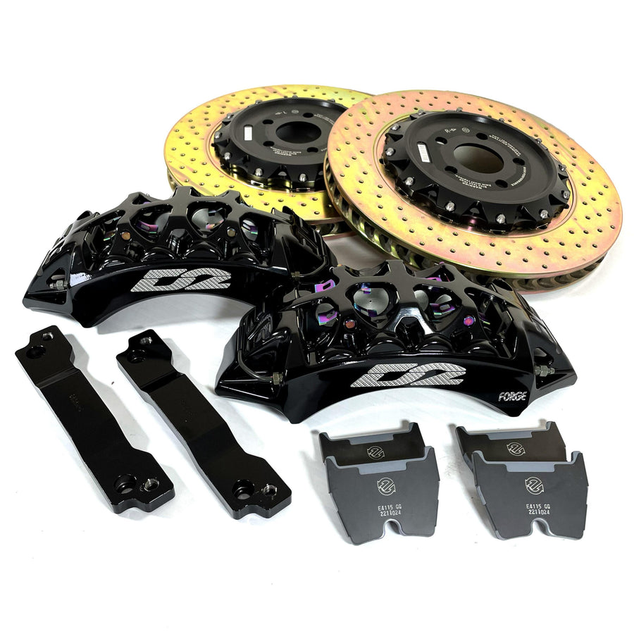 D2 Big Brake Kit - Etu: 8-mäntä, 400 mm Audi RS8 (07-15)