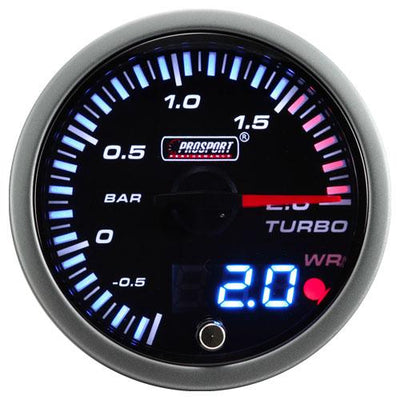 ProSport JDM "Dual Display" Ahtopaineen Mittari (60 mm)