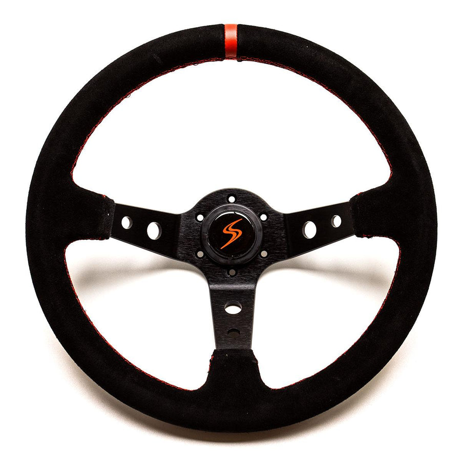 DriftShop Ratti (90 mm syvä), musta mokkanahka