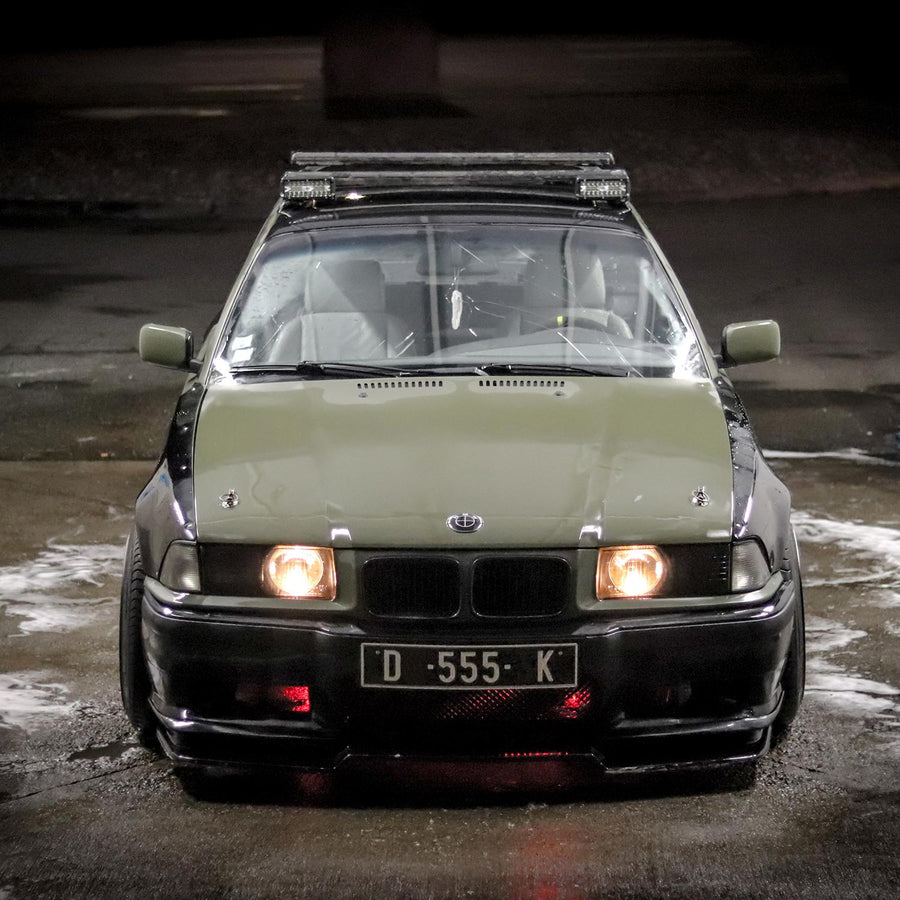 "Felony-tyylinen" leveä korisarja BMW E36 Coupé