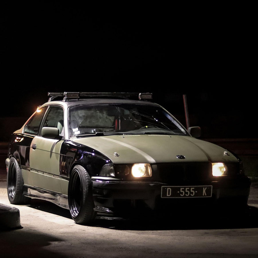 "Felony-tyylinen" leveä korisarja BMW E36 Coupé