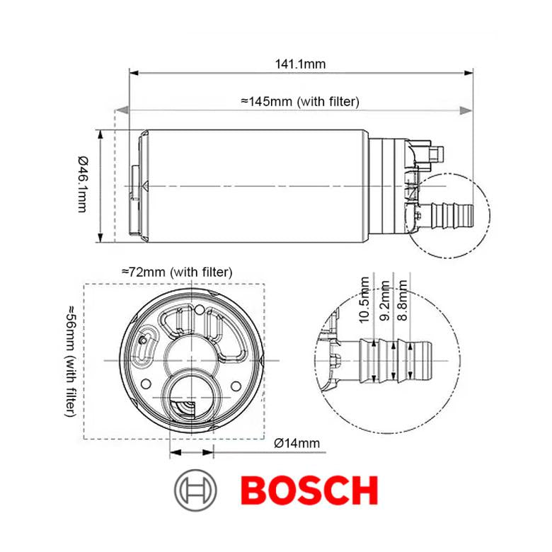 Bosch BR540 in-tank Polttoainepumppusarja