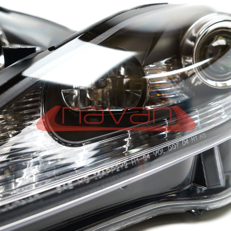 Navan Täys-LED Ajovalot Lexus IS220d &amp; IS250 (05-13) - Sekventiaalinen