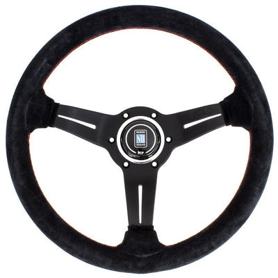 Nardi Deep Corn Ratti, Mokkanahka, Mustat Puolat, Punainen Tikkaus, 50 mm Syvyys, Ø33 cm