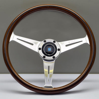 Nardi Classic ND36 Ratti, Puu, Kromi Puolat, 40 mm Syvyys (Iso Keskiö)