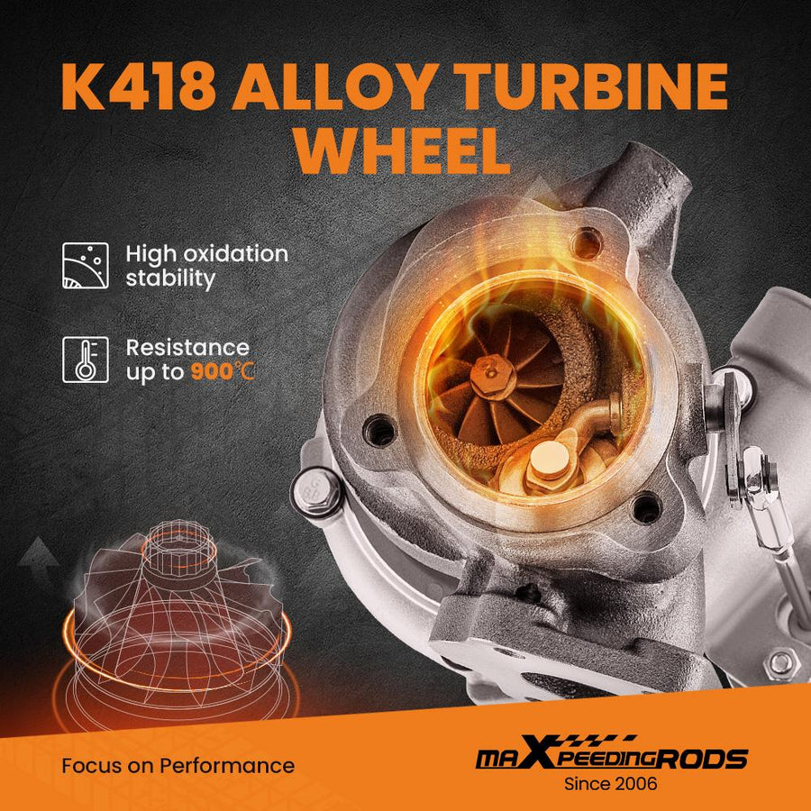 Turboahdin yhteensopiva SAAB 9-3, 9-5 2.0L, 2.3L B205E B235E 452204 Turbo Turbolader