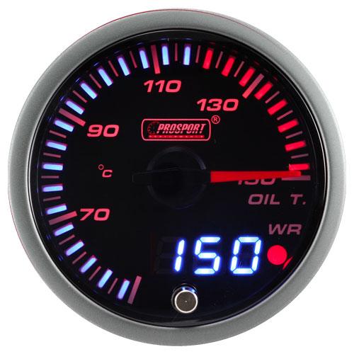 ProSport JDM "Dual Display" Öljynlämpötilan Mittari (60 mm)
