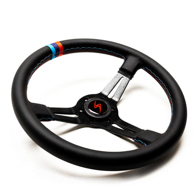 DriftShop Ratti (70 mm syvä), "M Power V2" -editio, musta tekonahka