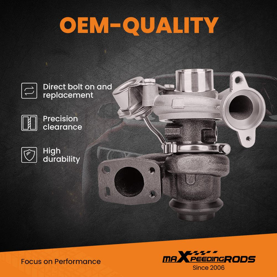 Turboahdin Citroen, Peugeot, Volvo, Ford Focus 1.6 HDI TDCi TD025 Turbolader
