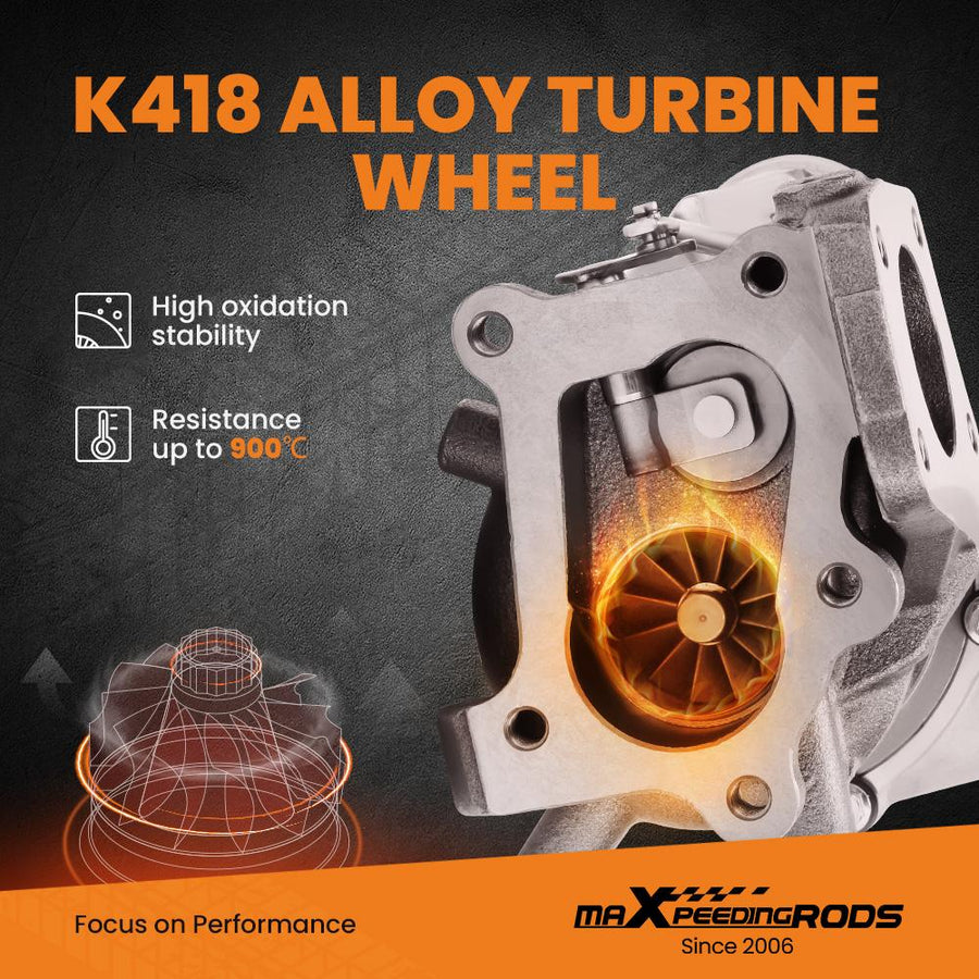 Turboahdin Mazda CX-7 2.3L K0422-582 K04 2006-2014 Uusi suora korvaava Turbo