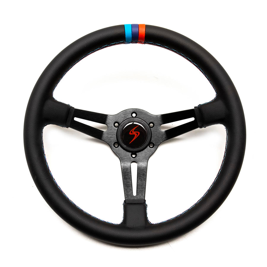 DriftShop Ratti (70 mm syvä), "M Power V2" -editio, musta tekonahka