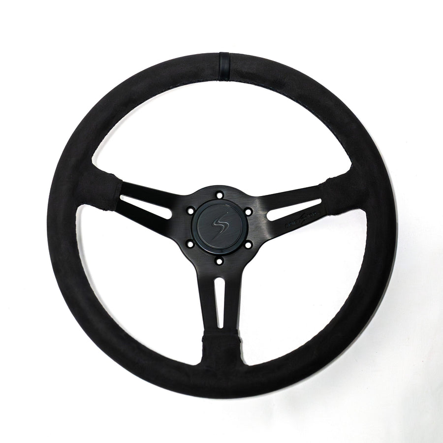 DriftShop Premium "Black Edition" Ratti (70 mm Dish), Alcantara verhoilu, Musta Puolat