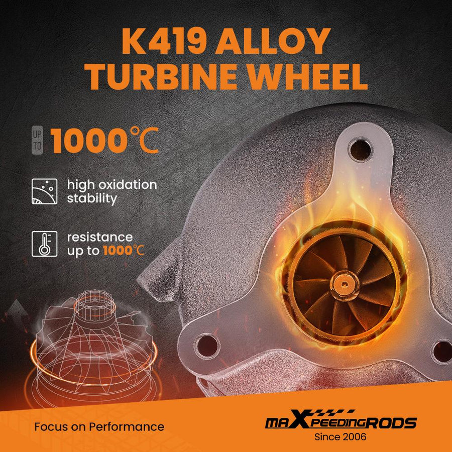 Billet-kompressorin pyörä katuversion suorituskykyinen Turboahdin Nissan Navara, Pathfinder 2.5L YD25DDTI 2006-
