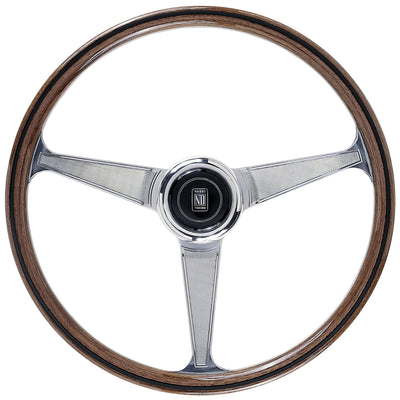 Nardi "Anni 60" Ratti, Puu, Kromatut Puolat, 45 mm Syvyys, Ø38 cm