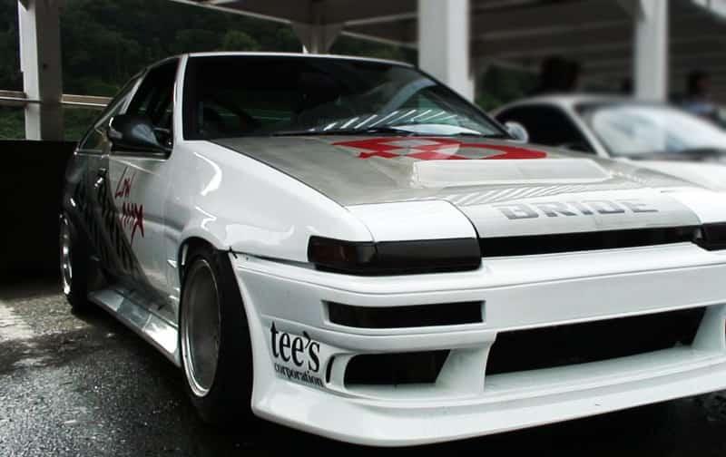 Origin Labo +40mm "J-Blood" Etulokasuojat Toyota Corolla AE86 Trueno