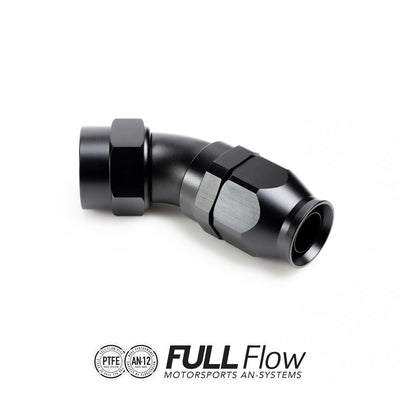 Nuke Performance Full Flow PTFE-letkuliitin 45 astetta AN-12
