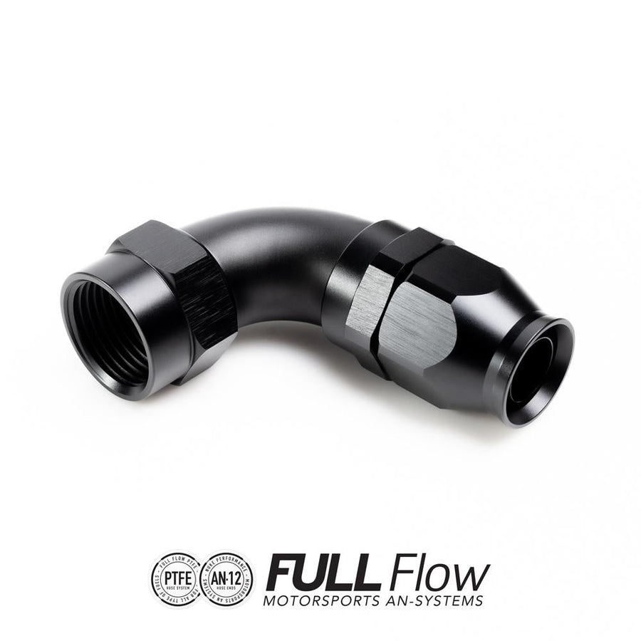 Nuke Performance Full Flow PTFE-letkuliitin 90 astetta AN-12