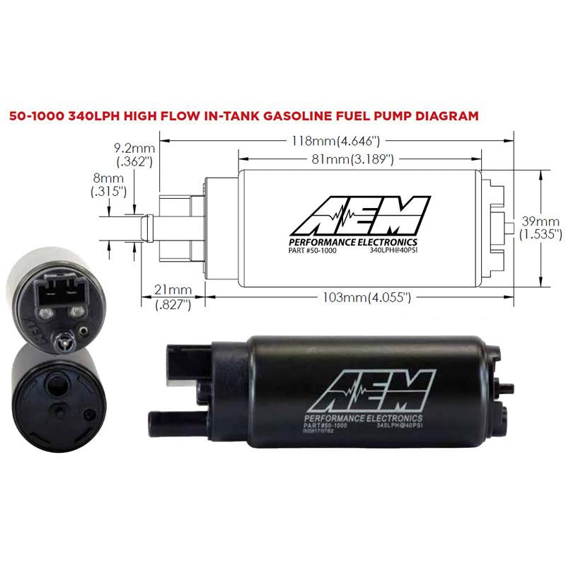 AEM Universaali 340 L/h Polttoainepumppu
