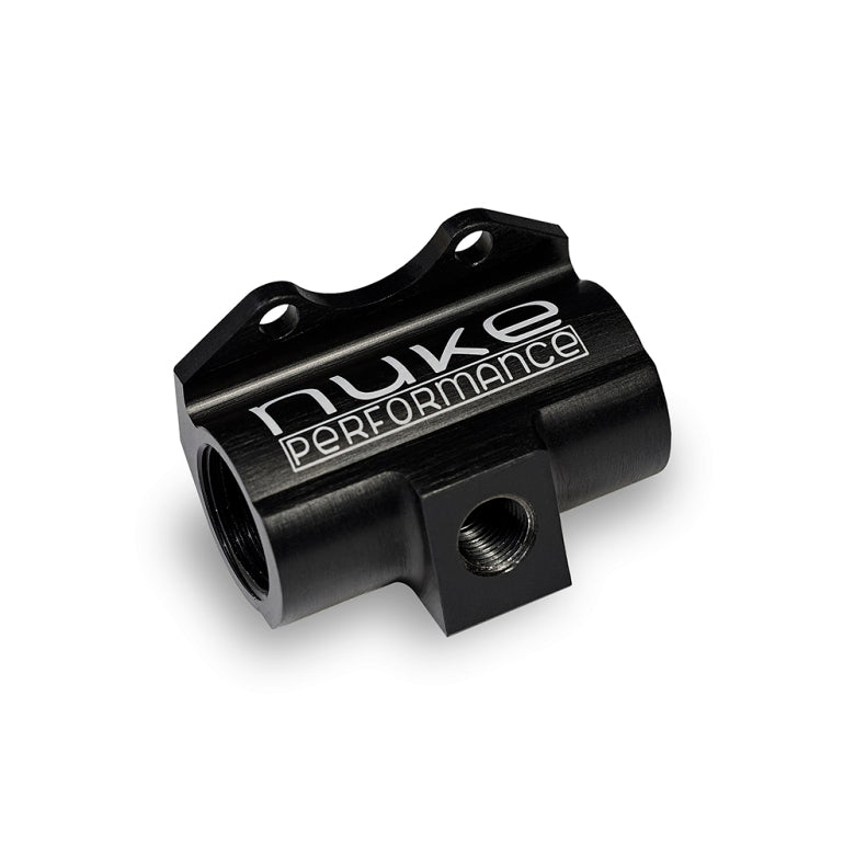Nuke Performance Polttoainelinjan painemittarisovitin AN-8 ORB 1/8 NPT tai M10x1
