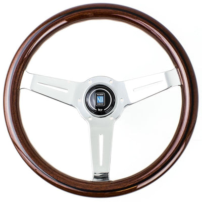 Nardi Classic ND33 Ratti, Puu, Kromiset Puolat, 40 mm Syvyys