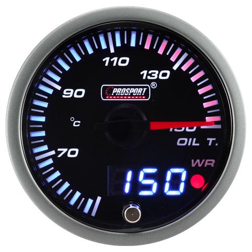 ProSport JDM "Dual Display" Öljynlämpötilan Mittari (60 mm)