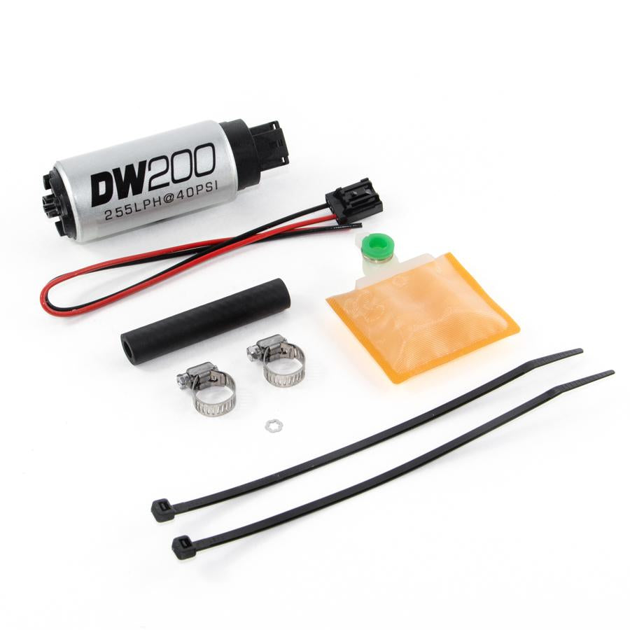 Deatschwerks DW200 255 L/h E85-polttoainepumppu Mitsubishi Eclipse 2WD (90-94)