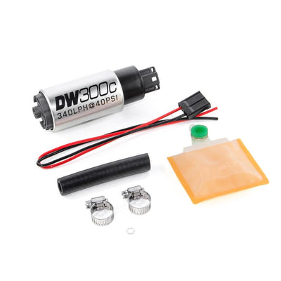 Deatschwerks DW300C 340 L/h E85-polttoainepumppu, universaali asennussarja