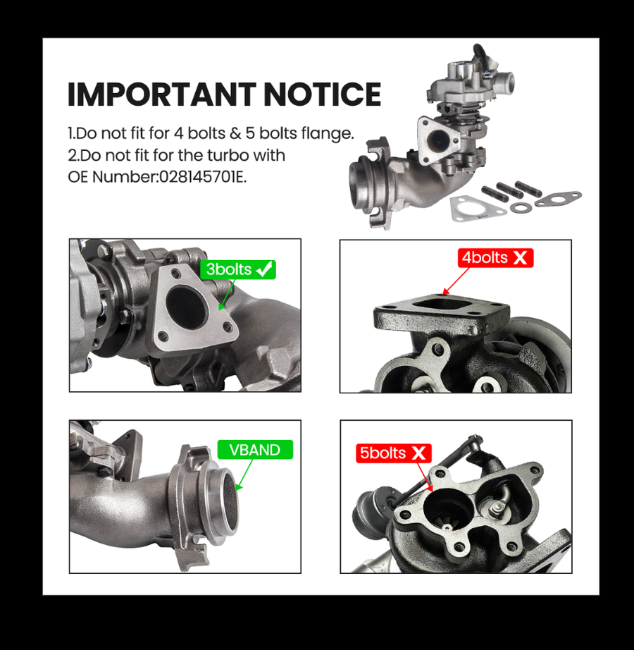 454064-1 028145701L TURBO VW Volkswagen Transporter T4 1.9 TD 1999 68 hv ABL