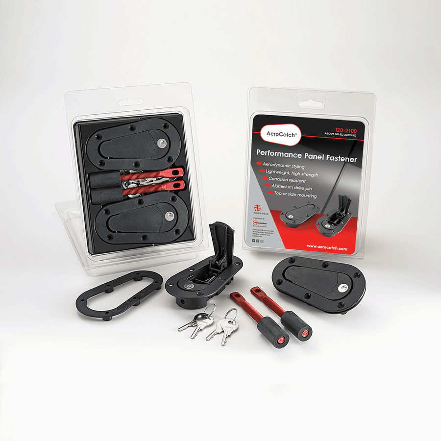 Aerocatch Flush Fit Lukittuvat Konepellin Kiinnikeet