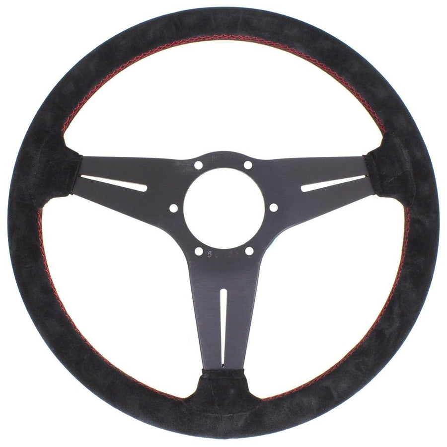 Nardi Deep Corn Ratti, Mokkanahka, Mustat Puolat, Punainen Tikkaus, 75 mm Syvyys, Ø35 cm