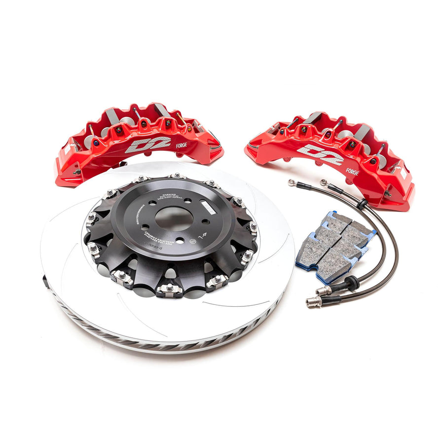 D2 Big Brake Kit - Etu: 12-mäntä, 444 mm Audi RS6 4F (08-10)